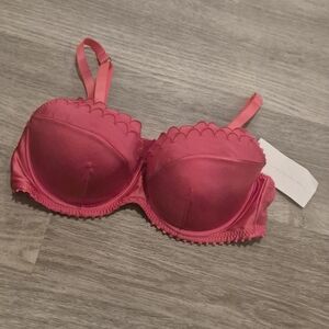 NWT Stella McCartney Vibrant Pink Scalloped Bra